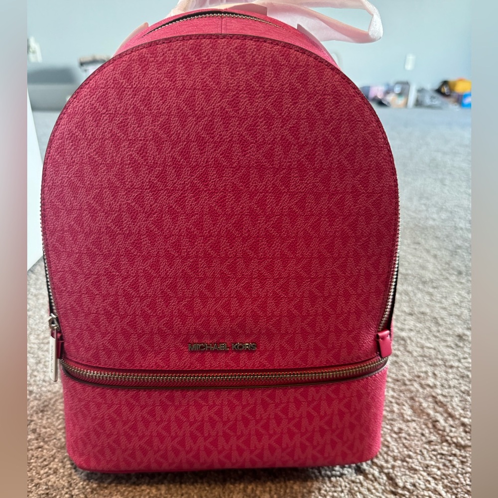 Michael Kors Fuchsia Backpack